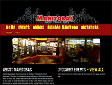 Tablet Screenshot of manitobas.com